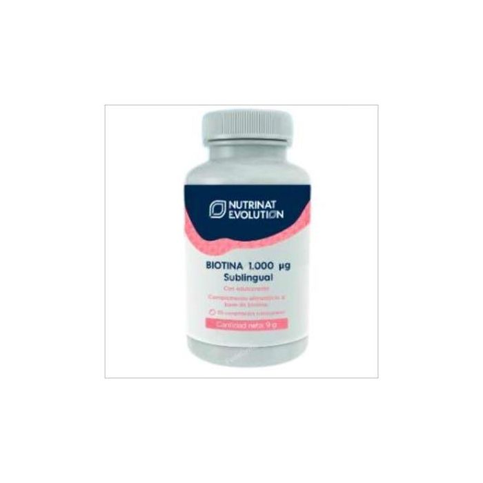 NUTRINAT EVOLUTION Biotina 1000 µg Sublingual Sabor Frutos Rojos 30 Comprimidos