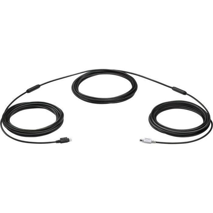 Logitech 939-001490 Cable Extensor para GROUP de 15m Negro 1