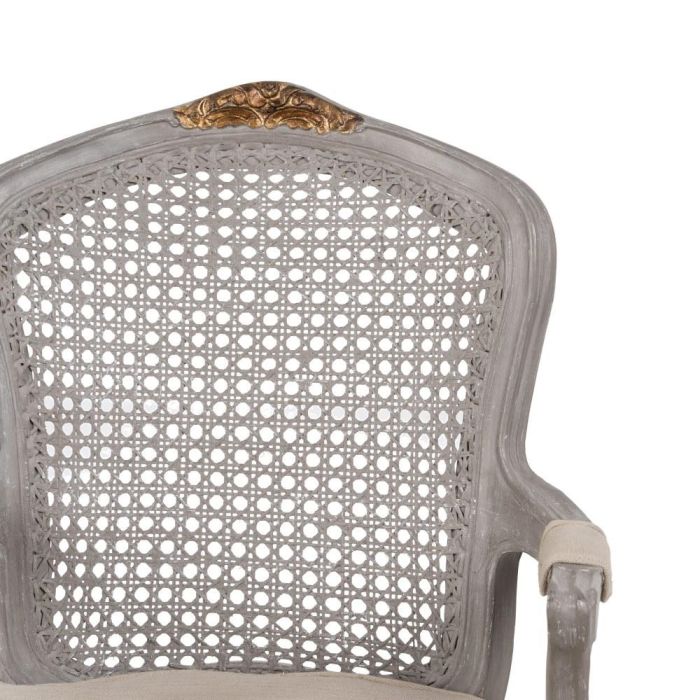 Sillón Gris-Beige Dm-Madera Salón 58 X 52 X 98,50 cm