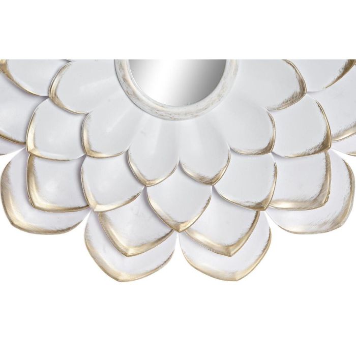 Espejo Glam DKD Home Decor Dorado Blanco 1.5 x 35 x 35 cm Set de 5 (2 Unidades) 1 Espejo Glam DKD Home Decor Dorado Blanco 1.5 x 35 x 35 cm Set de 5 (2 Unidades) 1