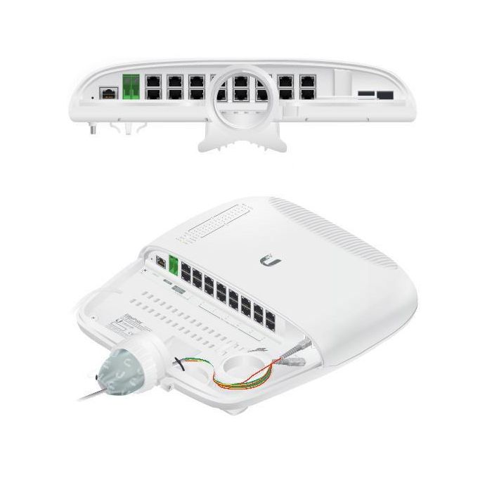 Ubiquiti EP-S16 Switch L2/L3 Gigabit Ethernet (10/100/1000) con Energía sobre Ethernet (PoE) Blanco 1