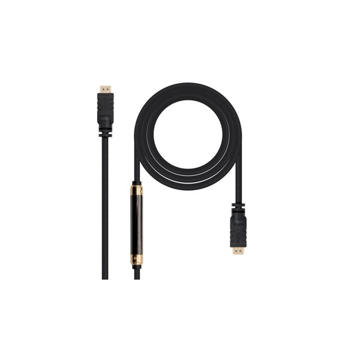 Cable HDMI Nanocable 10.15.1830/ HDMI Macho - HDMI Macho/ 30m/ Negro 1 Cable HDMI Nanocable 10.15.1830/ HDMI Macho - HDMI Macho/ 30m/ Negro 1