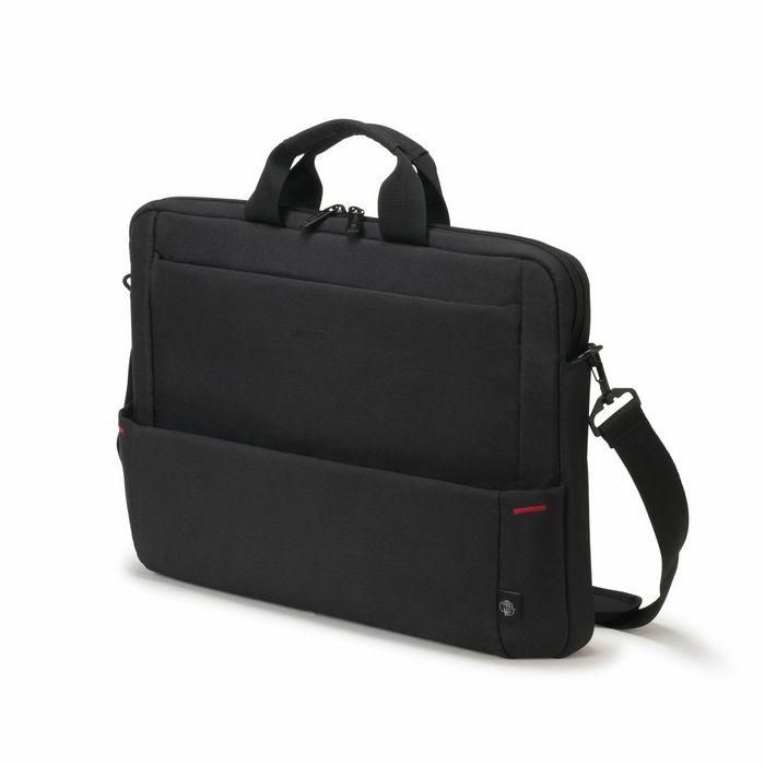 Dicota Eco Slim Case Plus BASE, 13-15.6", 300D RPET Polyester, Black Dicota Eco Slim Case Plus BASE, 13-15.6", 300D RPET Polyester, Black
