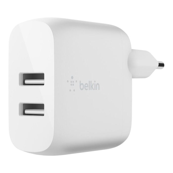 Belkin Cargador Duo 24W WCD001VF1MWH 2 Puertos USB Blanco 1