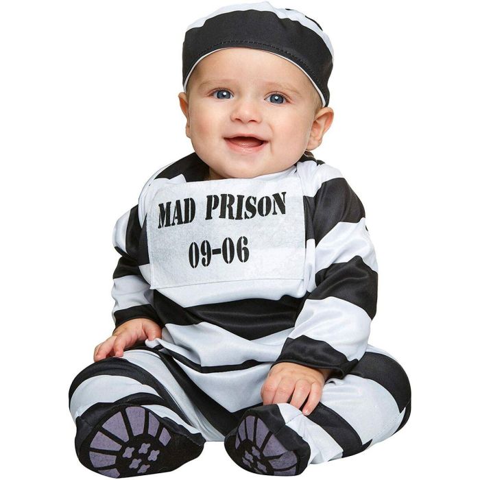 Disfraz baby prisoner talla 7-12 m