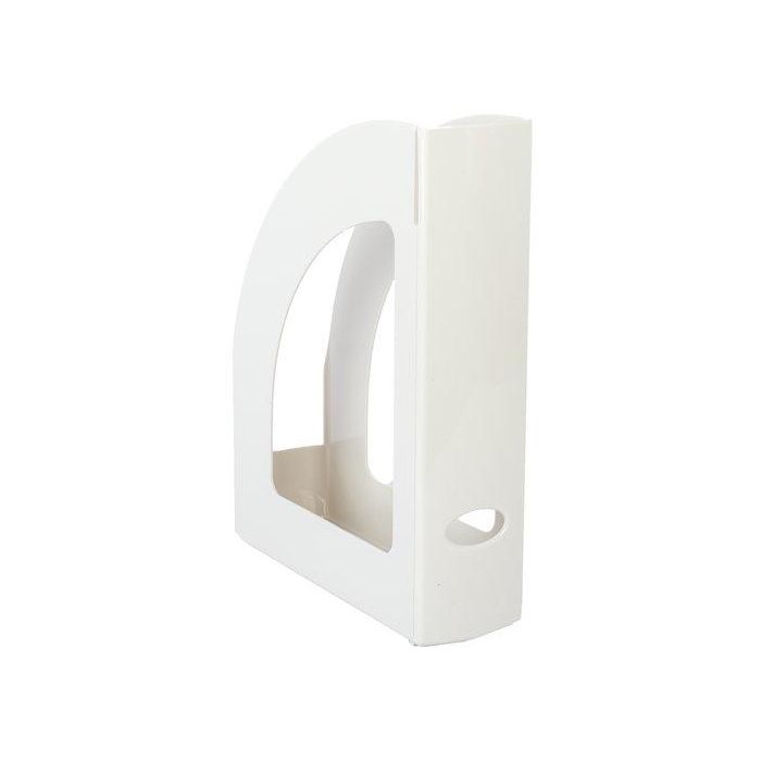 Revistero Plastico 80Mm Opaco Blanco