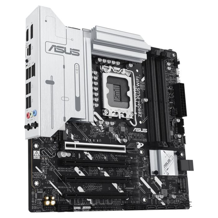 ASUS Z890M-Plus Wifi Placa Base para PC, Intel LGA 1851, DDR5, Wi-Fi 7 (802.11be), Factor de Forma micro ATX ASUS Z890M-Plus Wifi Placa Base para PC, Intel LGA 1851, DDR5, Wi-Fi 7 (802.11be), Factor de Forma micro ATX
