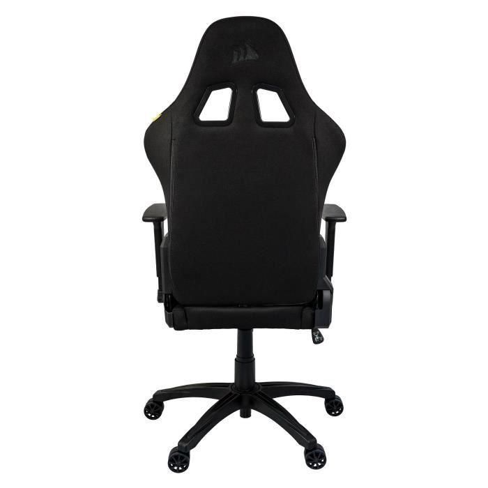 CORSAIR - Silla de Oficina - Sillón gaming - TC100 RELAXED - Tela - Ergonómica - Reposabrazos ajustables - Negro/Rojo (CF-9900014-WW) 2 CORSAIR - Silla de Oficina - Sillón gaming - TC100 RELAXED - Tela - Ergonómica - Reposabrazos ajustables - Negro/Rojo (CF-9900014-WW) 2