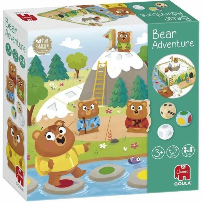 Goula GOU8410446594575 Juego de Mesa La Aventura de los Osos - El primero en llegar a la cima gana el juego 1 Goula GOU8410446594575 Juego de Mesa La Aventura de los Osos - El primero en llegar a la cima gana el juego 1