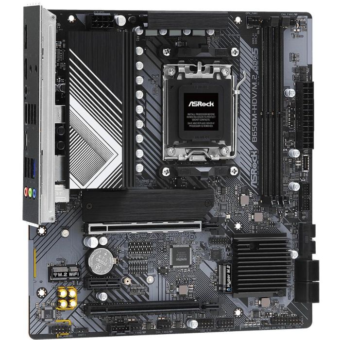 ASRock B650M-HDV/M.2 Placa Base Micro-ATX para AMD Socket AM5 4 ASRock B650M-HDV/M.2 Placa Base Micro-ATX para AMD Socket AM5 4