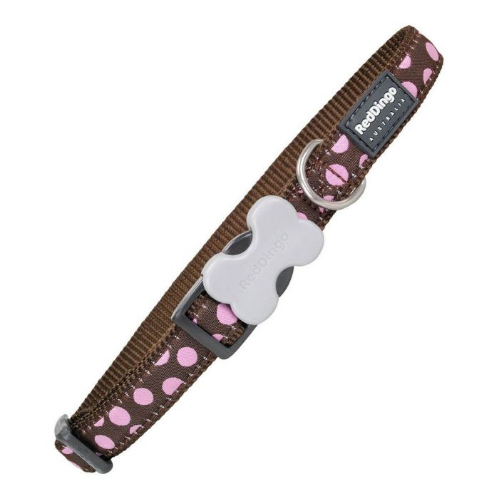 Collar para Perro Red Dingo Lunares (1,5 x 24-36 cm) Collar para Perro Red Dingo Lunares (1,5 x 24-36 cm)