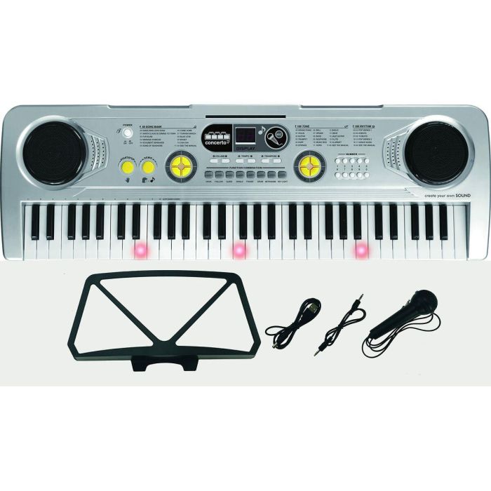 Organo 61 teclas, con mic, toma usb y cable audio. y funcion profesor. 1 Organo 61 teclas, con mic, toma usb y cable audio. y funcion profesor. 1