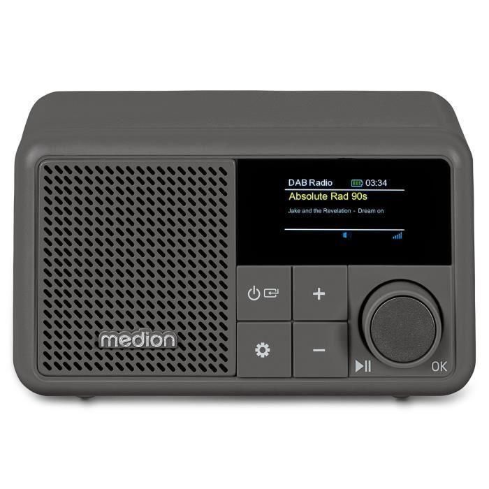Medion AAAQH12605 Mini Radio DAB/FM Mono 2W RMS Gris 0 Medion AAAQH12605 Mini Radio DAB/FM Mono 2W RMS Gris 0