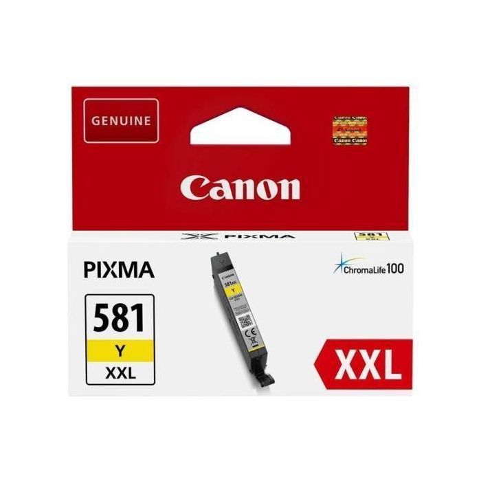 Canon Tinta Amarillo Pixma Ts 615X-815X-915X - Tr 755X-855X - Cli 581XXLy Canon Tinta Amarillo Pixma Ts 615X-815X-915X - Tr 755X-855X - Cli 581XXLy
