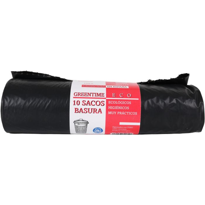 10 Sacos de Basura Greentime Eco 95x135 cm, 150L (15 Unidades) 1