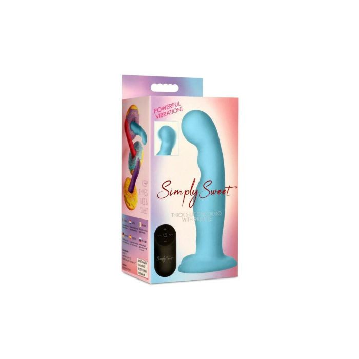 Vibrador Punto G XR Azul Silicona 4 Vibrador Punto G XR Azul Silicona 4