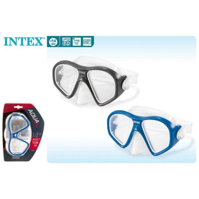 Intex Gafa de Buceo Reef Rider Silicona para Mayores de 14 Años (Modelos Surtidos) 3