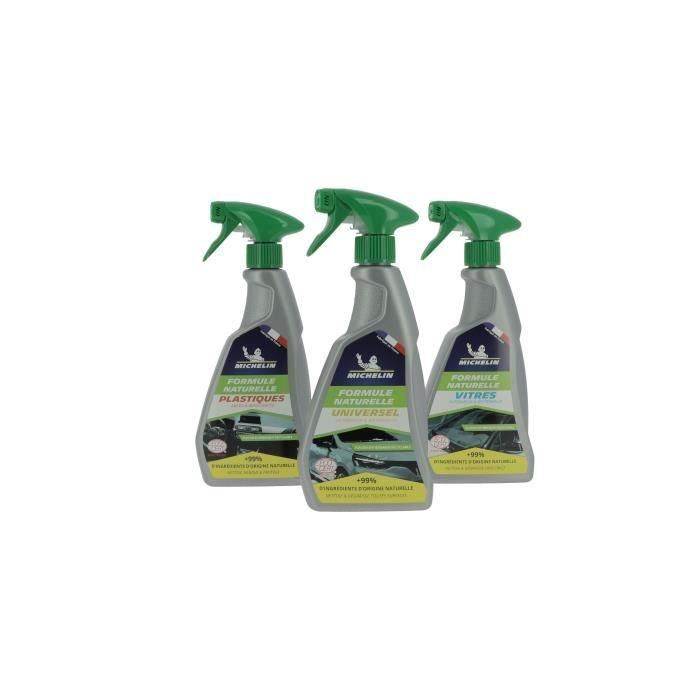 Kit de limpieza y mantenimiento - MICHELIN - Fórmula natural 1 Kit de limpieza y mantenimiento - MICHELIN - Fórmula natural 1