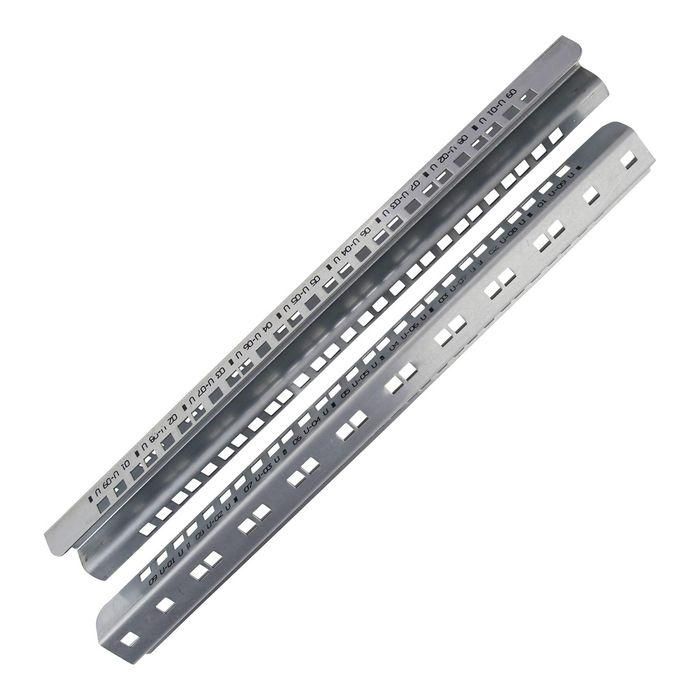 Logon RAX405 - Riel de Montaje 9U Galvanizado para Armarios Rack 19" (2 Unidades)
