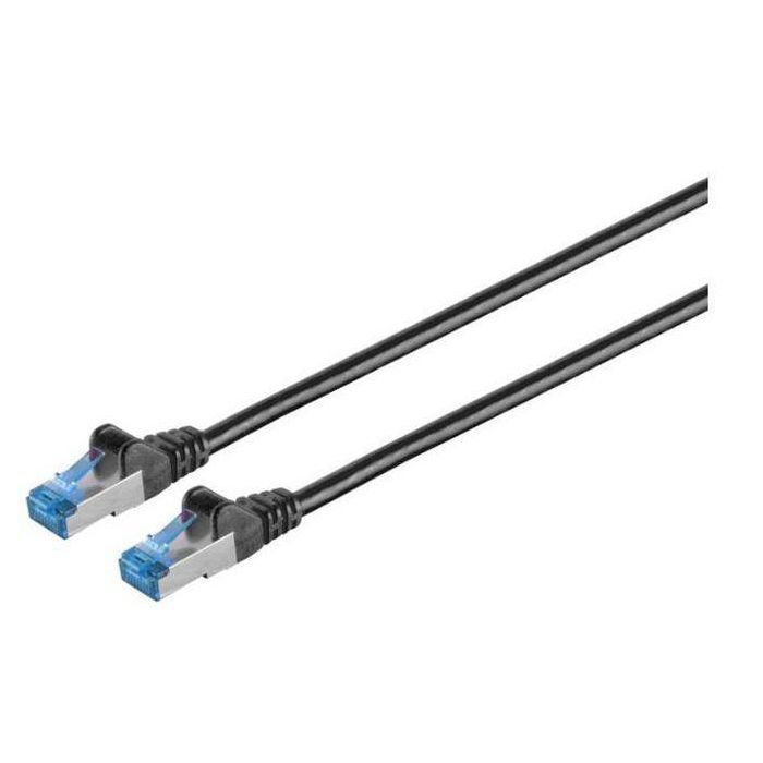 MicroConnect Cable de Red CAT6 S/FTP 10m Negro - Conexión de Red Apantallado contra EMI para Módem Router Switch