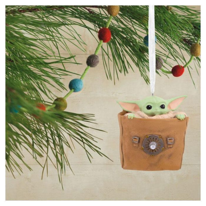 Figura Decorativa Grogu En Bolsa Resina 2