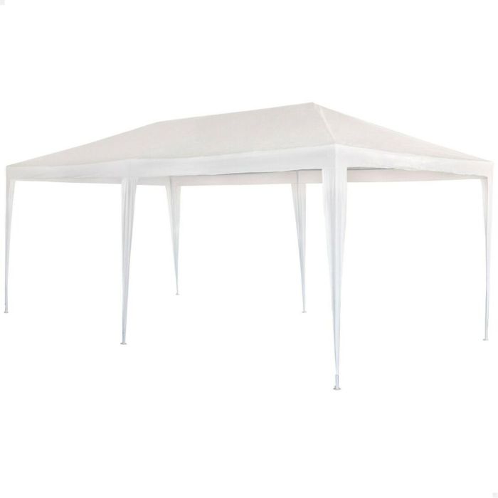 Cenador Aktive 300 x 255 x 600 cm Metal Blanco Plástico Cenador Aktive 300 x 255 x 600 cm Metal Blanco Plástico