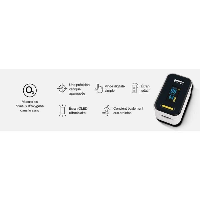 Oxímetro de pulso - BRAUN - YK-81CEU 3 Oxímetro de pulso - BRAUN - YK-81CEU 3