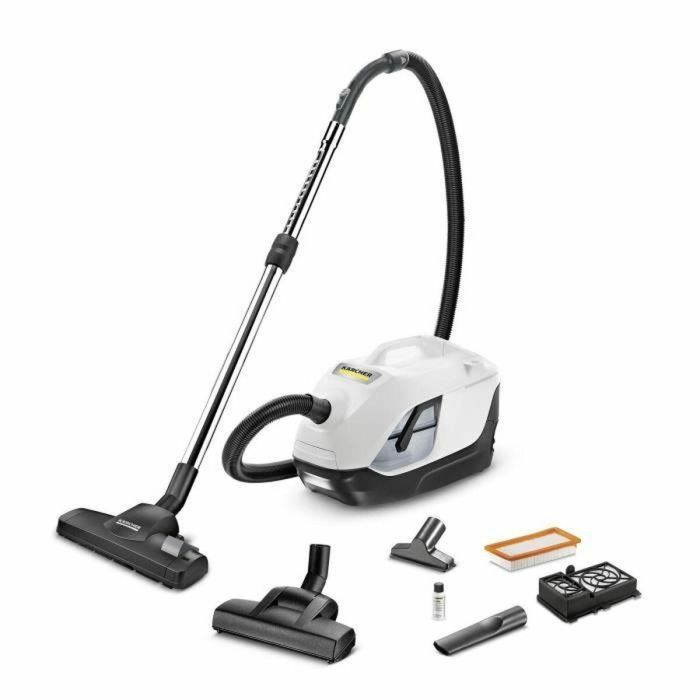 Karcher DS 6 PLUS Aspirador sin Bolsa con Filtración de Agua + Accesorios - Rechaza el 99,95% del Aire Libre de Polvo