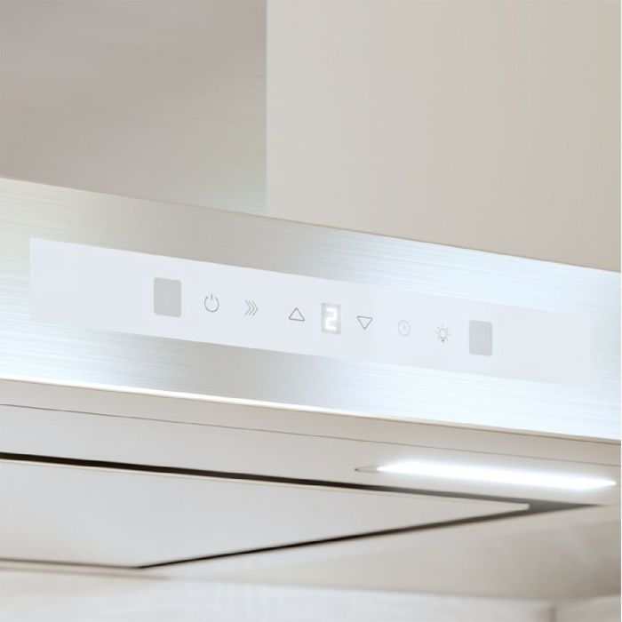 Cecotec Campana Convencional Bolero Flux TT 608000 Slim Glass 60 cm Blanca A++ 3 Cecotec Campana Convencional Bolero Flux TT 608000 Slim Glass 60 cm Blanca A++ 3