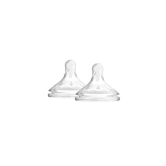 Dr. Brown´s Tetina Options Boca Ancha Silicona Redonda N4 +9 Meses, 2 Unidades