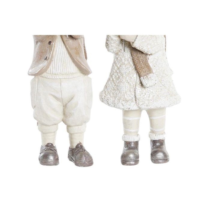 Figura Navidad Fantasia DKD Home Decor Marron Claro 6 x 19.5 x 9 cm (2 Unidades) 2 Figura Navidad Fantasia DKD Home Decor Marron Claro 6 x 19.5 x 9 cm (2 Unidades) 2