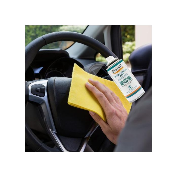 Ewent EW5676 Spray Desinfectante para Móviles, Mascarillas, Superficies, Etc. 400ml