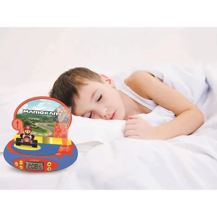 Lexibook Reloj Despertador Proyector Mario Kart con Sonidos de Videojuegos Nintendo 1 Lexibook Reloj Despertador Proyector Mario Kart con Sonidos de Videojuegos Nintendo 1