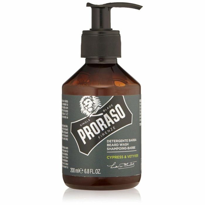 Proraso Beard Shampoo Herbal Cypress & Vetyver 200 mL Proraso Beard Shampoo Herbal Cypress & Vetyver 200 mL