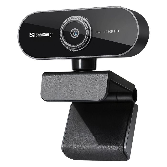 Sandberg Webcam USB Flex 1080P HD con Micrófono Integrado y Calidad Full HD 1