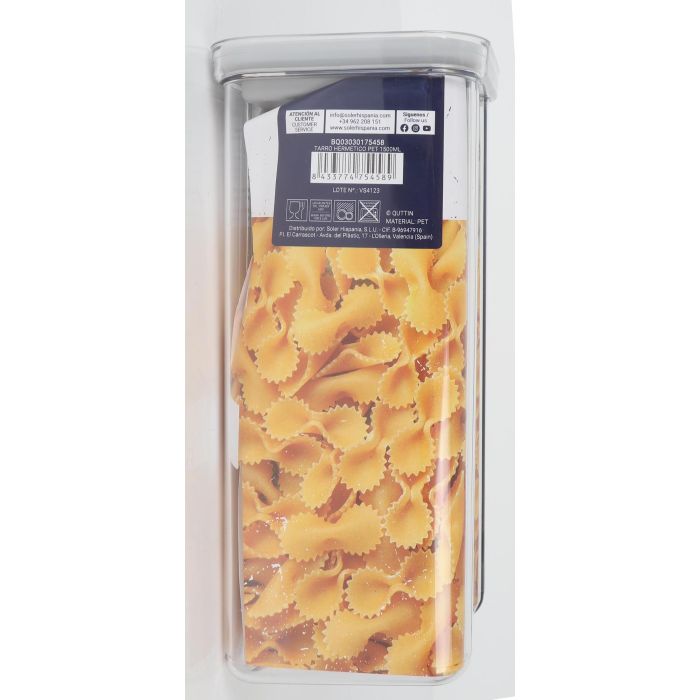 Tarro Hermético Quttin 1500 ml (12 Unidades) 10 Tarro Hermético Quttin 1500 ml (12 Unidades) 10