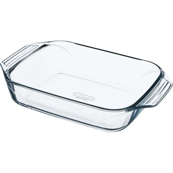 Pyrex PYR3426470297912 Juego de 4 Fuentes para Horno de Vidrio Rectangular, 27/31/35/39 cm 2
