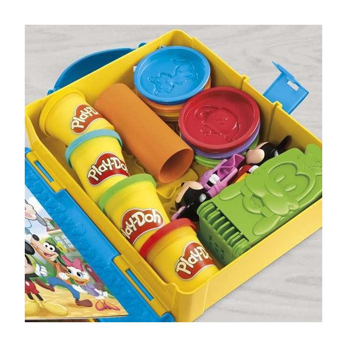 Hasbro Maletín Play-Doh Crea Una Historia Disney Junior con Accesorios y 4 Botes 4