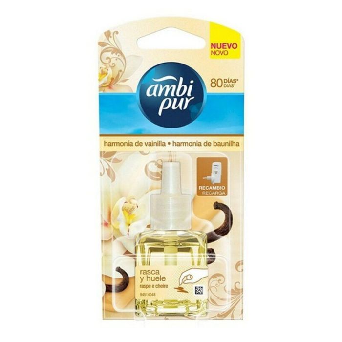 Ambi Pur Eléctrico Ambientador Recambio Armonía Vainilla 21,5 ml