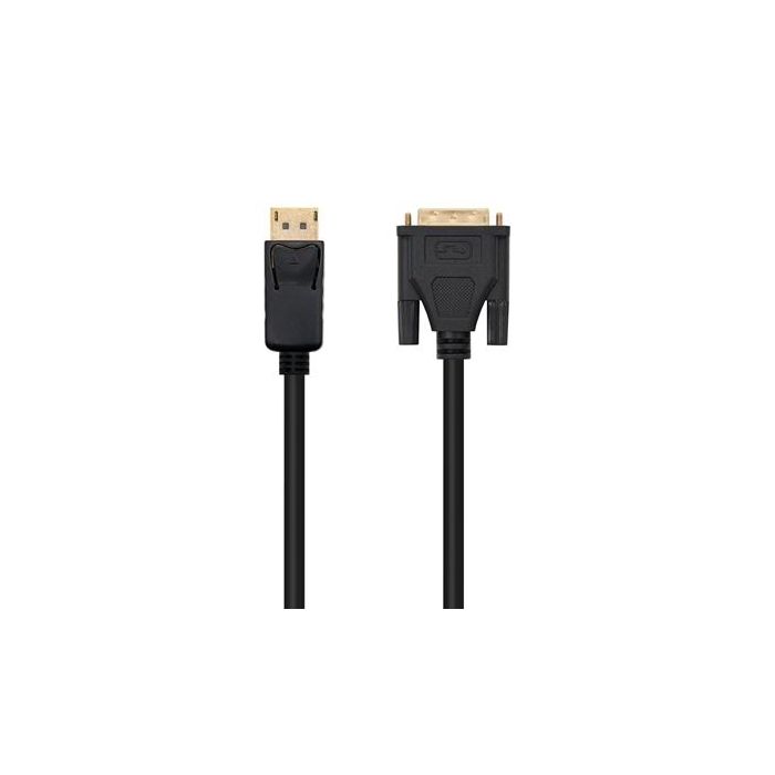 NANOCABLE CABLE CONVERSOR DISPLAYPORT/M A DVI/M, NEGRO 2.0 M 0 NANOCABLE CABLE CONVERSOR DISPLAYPORT/M A DVI/M, NEGRO 2.0 M 0