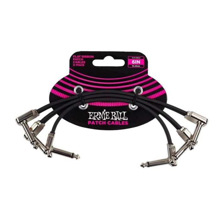 Cable Eb Pacth Flat Ribbon 6? Negro - Pack 3 2 Cable Eb Pacth Flat Ribbon 6? Negro - Pack 3 2