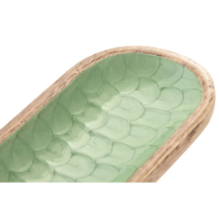 DKD Home Decor Bandeja de Mango Moderna Verde y Natural Colección National Green 30x10x2.5 cm Acabado Lacado Apto Lavavajillas 2 DKD Home Decor Bandeja de Mango Moderna Verde y Natural Colección National Green 30x10x2.5 cm Acabado Lacado Apto Lavavajillas 2