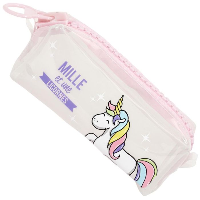 Jeux 2 momes Estuche Unicornio Licorne Translucido 21x8x7 cm 2 Jeux 2 momes Estuche Unicornio Licorne Translucido 21x8x7 cm 2