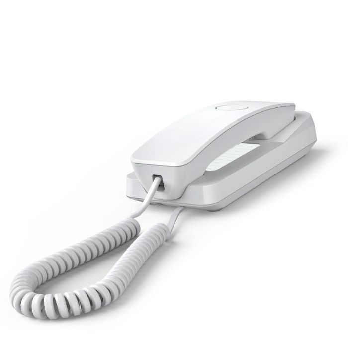 Gigaset Desk 200 Teléfono analógico Blanco, S30054-H6539-R602, Terminal con conexión por cable, 1 entrada en lista de direcciones 7