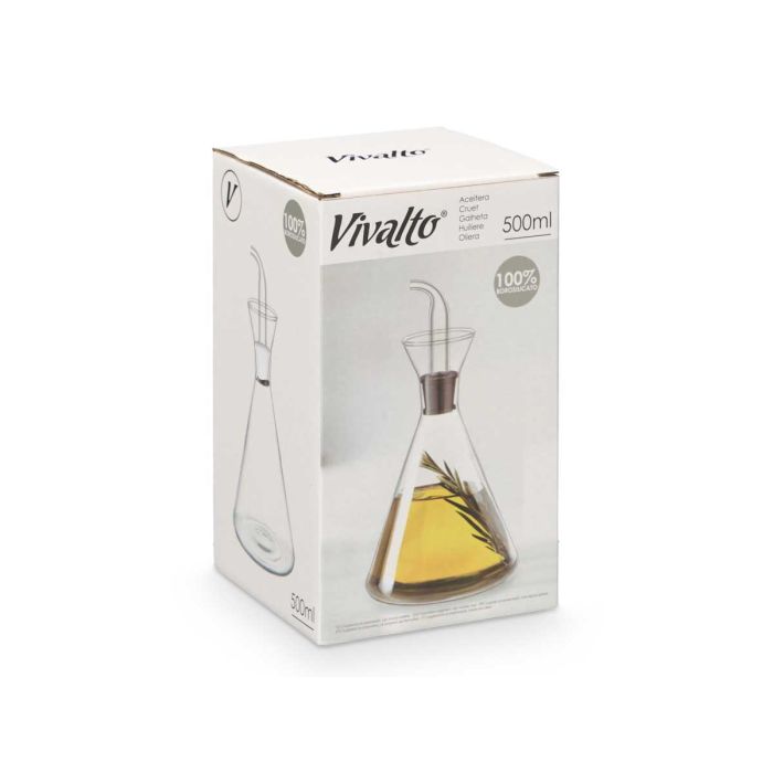 Aceitera Conica 500Ml Vivalto 11X22CM (12 Unidades) 1 Aceitera Conica 500Ml Vivalto 11X22CM (12 Unidades) 1