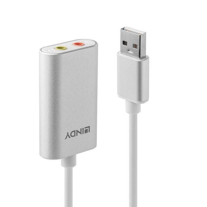 Lindy Adaptador de Audio USB Tipo A para Auriculares y Micrófonos, Convertidor Compacto y Portátil, ideal para Ultrabooks/Tablets 0 Lindy Adaptador de Audio USB Tipo A para Auriculares y Micrófonos, Convertidor Compacto y Portátil, ideal para Ultrabooks/Tablets 0
