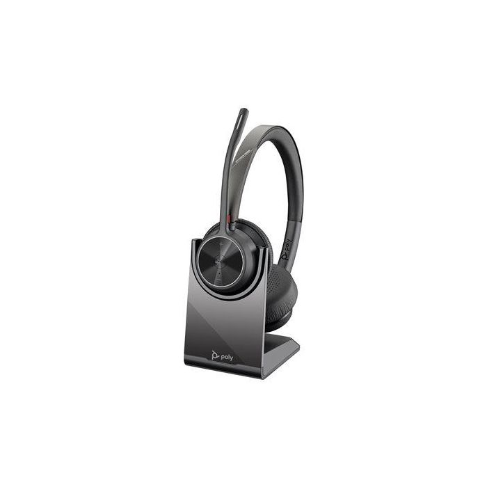 Poly Auriculares Voyager 4320-M Inalambrico Negro, Bluetooth 5.1, Certificado Microsoft Teams 1