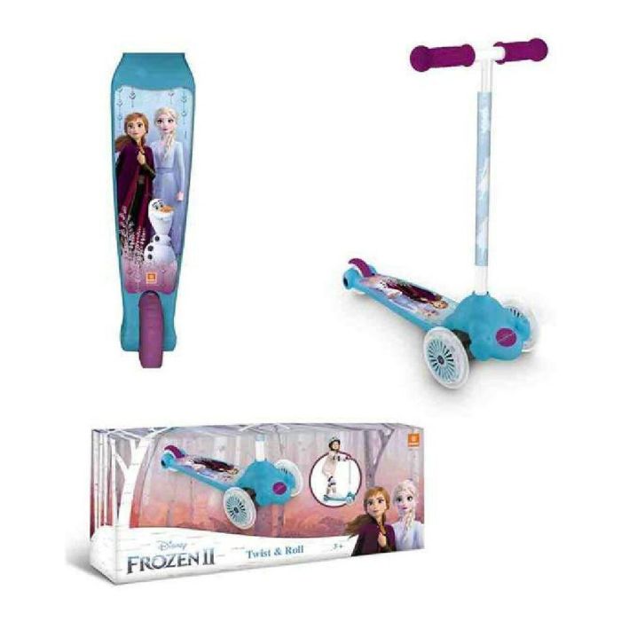 Disney La Reina de las Nieves Patinete 3 Ruedas Twist & Roll Inclinables. Estructura Metálica. Niña +3 Años, máx. 20kg. 3 Disney La Reina de las Nieves Patinete 3 Ruedas Twist & Roll Inclinables. Estructura Metálica. Niña +3 Años, máx. 20kg. 3