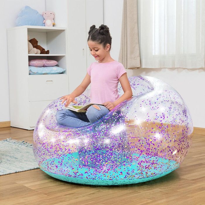 Bestway Sillon Hinchable Gigante Purpurina 114x112x66 cm +6 Años Interior y Jardin 75115 21 Bestway Sillon Hinchable Gigante Purpurina 114x112x66 cm +6 Años Interior y Jardin 75115 21