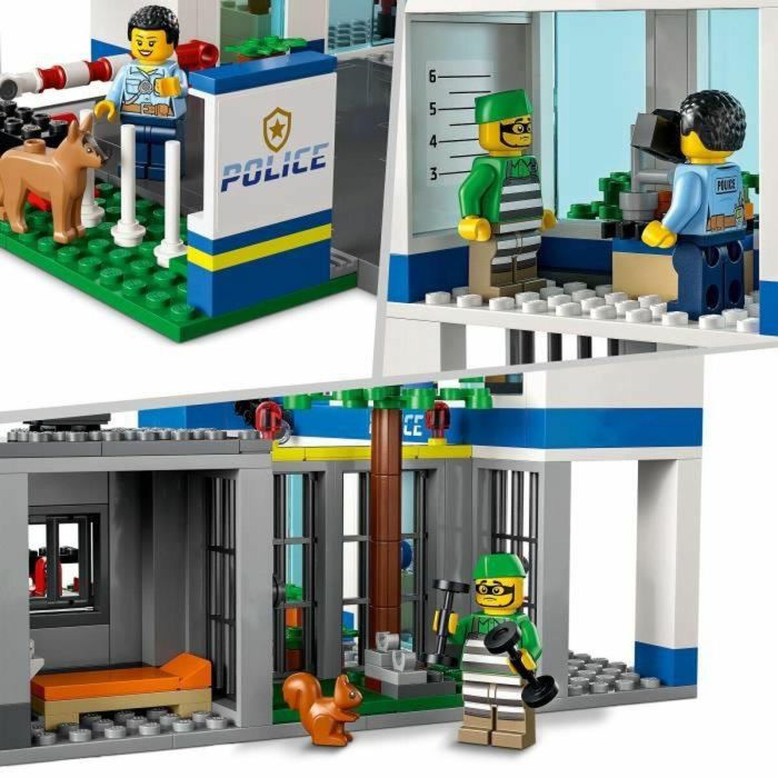 LEGO 60316 Comisaría de Policía de la Ciudad, Coche de Juguete, Camión de Basura y Helicóptero Niños +6 Años, Set Aventuras 3 LEGO 60316 Comisaría de Policía de la Ciudad, Coche de Juguete, Camión de Basura y Helicóptero Niños +6 Años, Set Aventuras 3